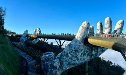 Golden Bridge in Vietnam