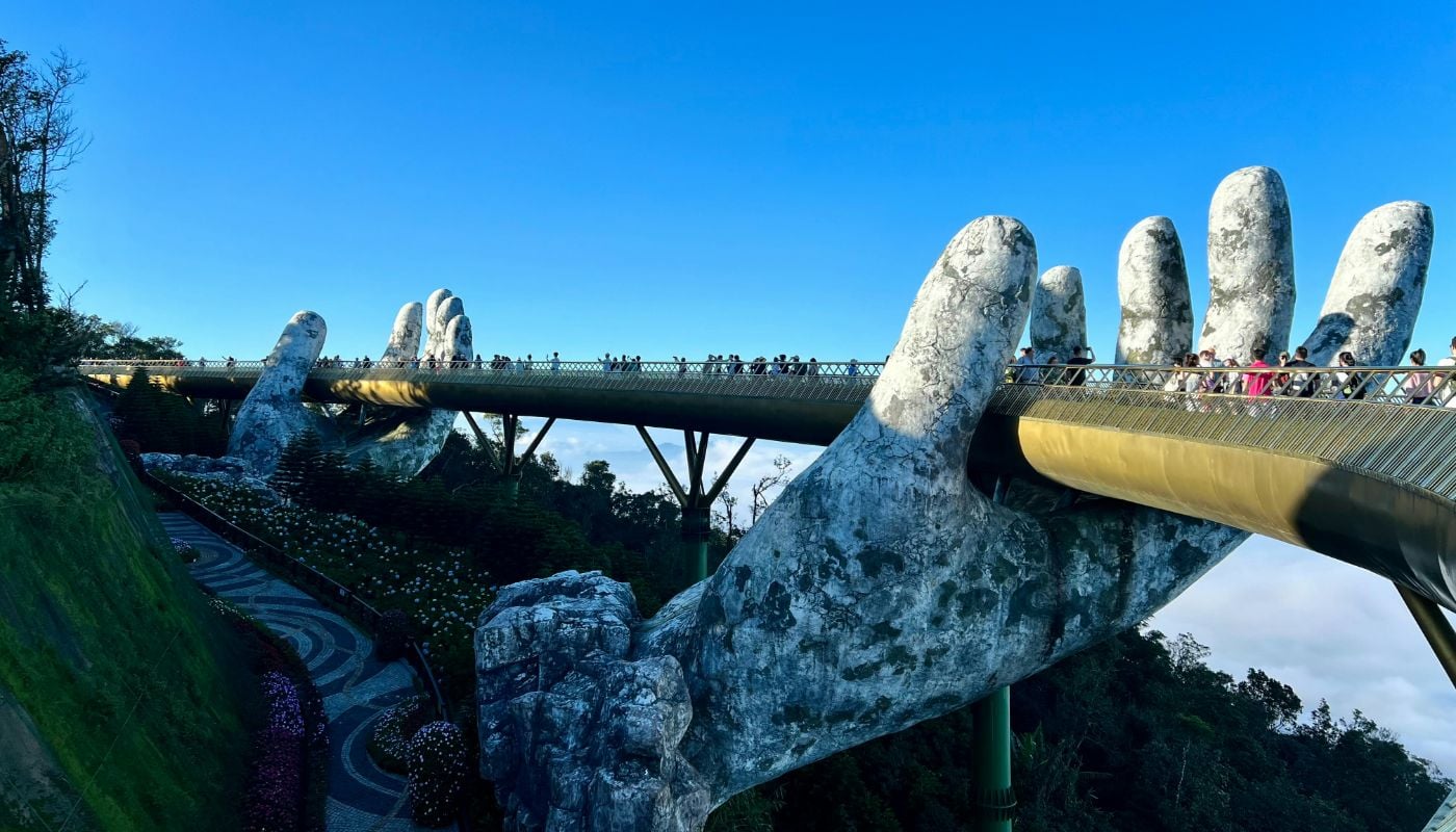 Golden Bridge in Vietnam